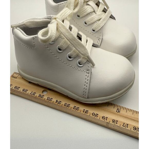 Stride Rite Elliot White Leather Walker Bootie Shoe BB35749 Toddler Size 4M (15) - Picture 8 of 8
